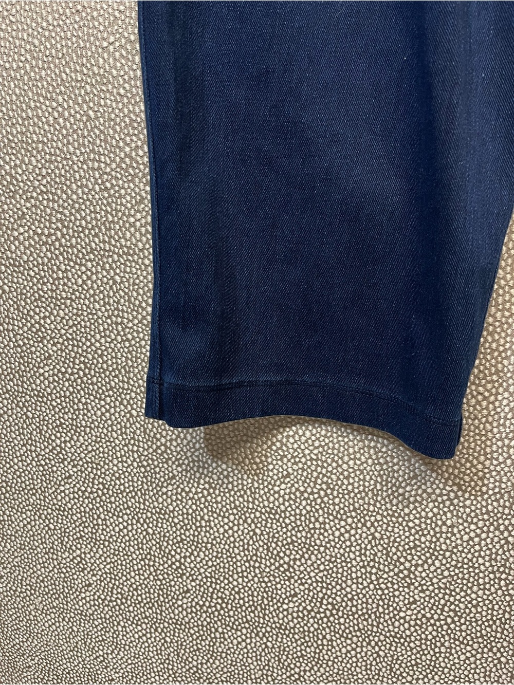 🆕 L (14-16) Lands’ End Sport Knit Straight Leg Elastic Waist Denim Pants NWT - Picture 3 of 12